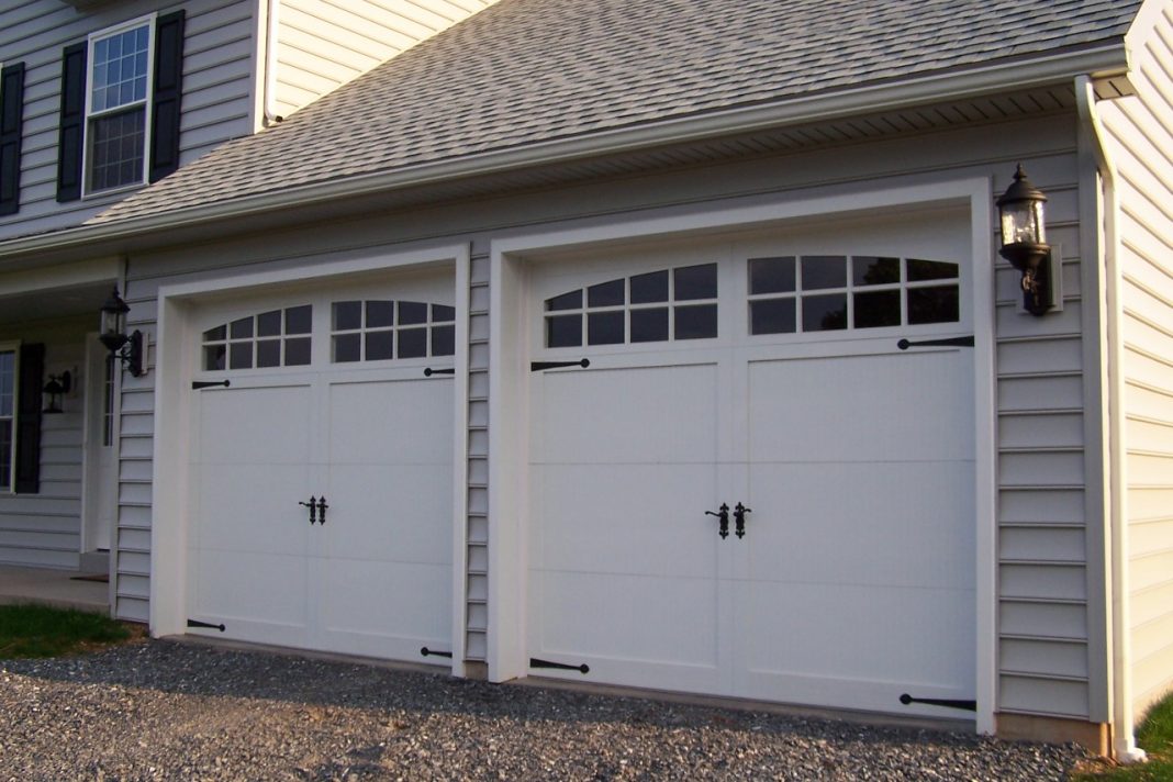 suitable material for a garage door