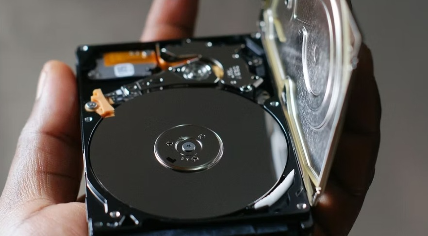 Erased Hard Drive