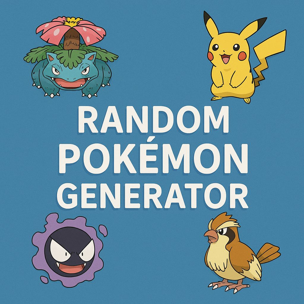 Random Pokemon Generator – Top Random Pokemon Generators