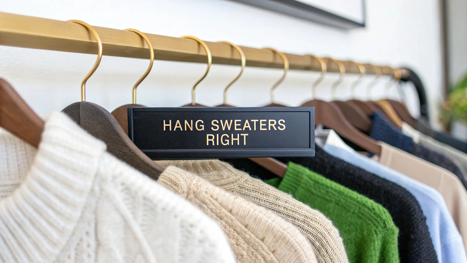 Sagging Hanger Marks – Store Knitwear Folded Instead Hanging